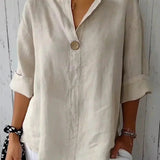 KAMILA | Casual V-Neck Blouse