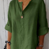 KAMILA | Casual V-Neck Blouse