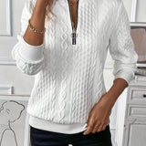 Lucia™ | Sweater med lynlås