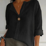 KAMILA | Casual V-Neck Blouse