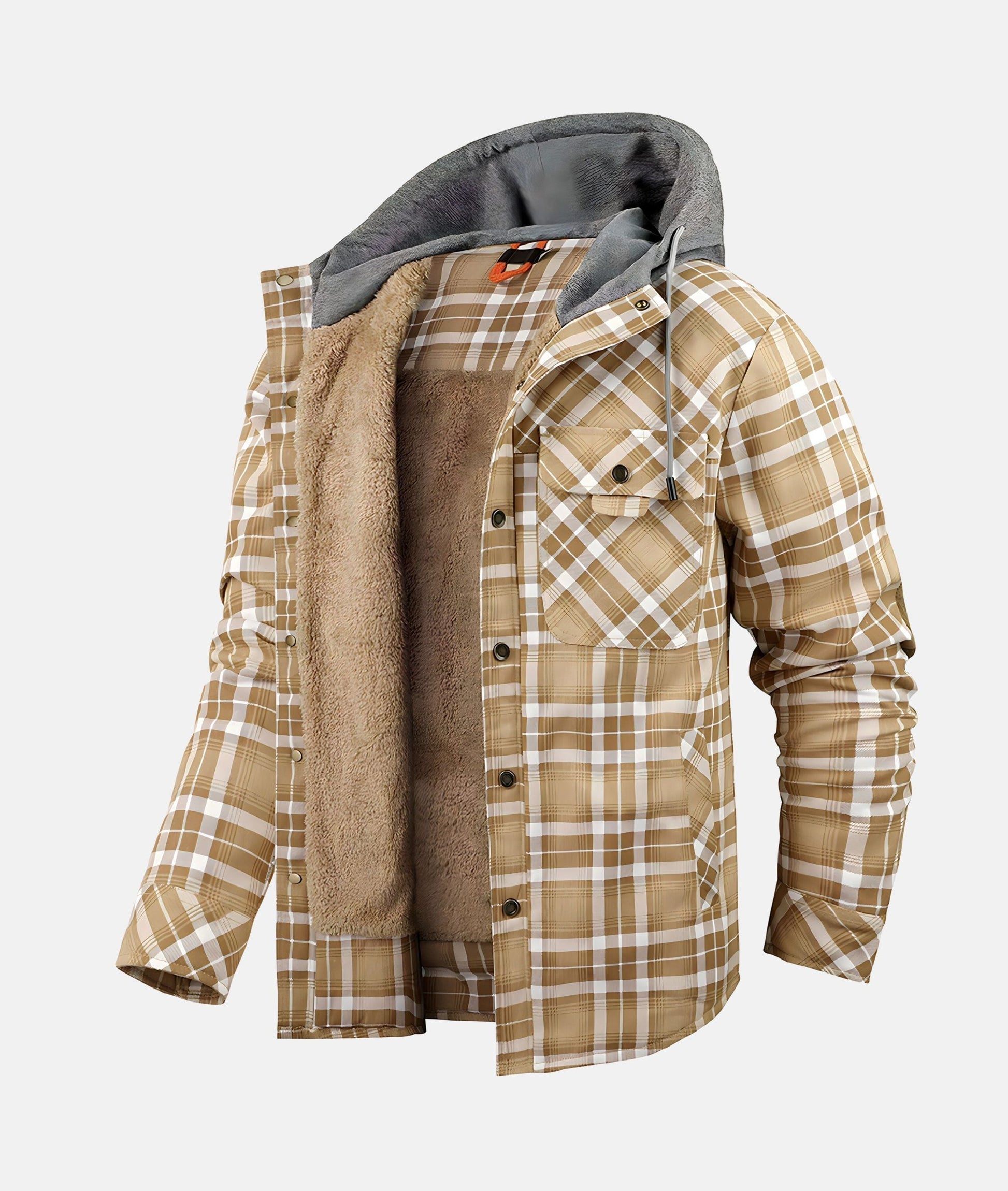 Ternet flanneljakke