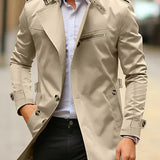 Elegant trenchcoat til mænd