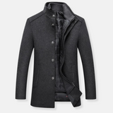 Trenchcoat i uld til mænd