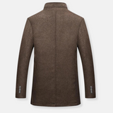 Trenchcoat i uld til mænd