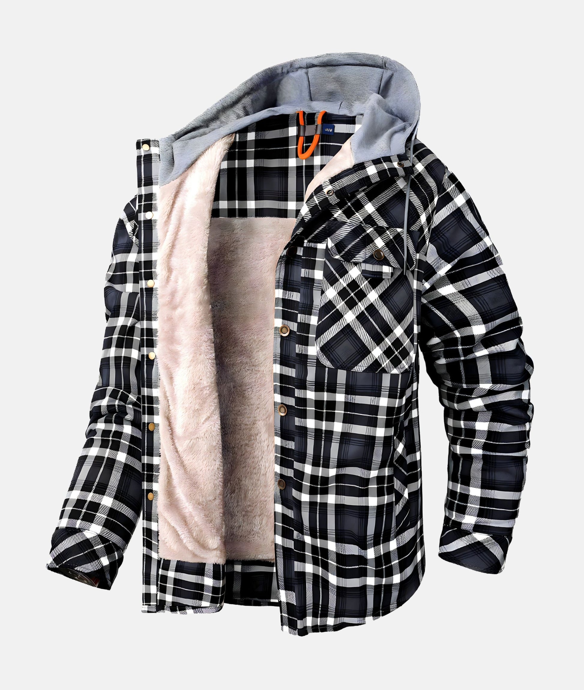 Ternet flanneljakke