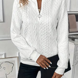 Lucia™ | Sweater med lynlås