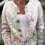 Irma™ | Cardigan med blomstermønster