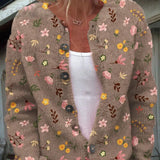 Irma™ | Cardigan med blomstermønster