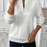 Lucia™ | Sweater med lynlås