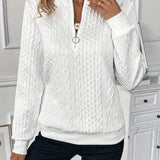 Lucia™ | Sweater med lynlås