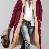 Silvia | Varm vintertrenchcoat med fleeceforing.
