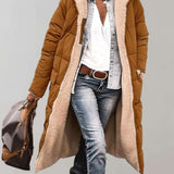 Silvia | Varm vintertrenchcoat med fleeceforing.