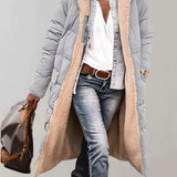 Silvia | Varm vintertrenchcoat med fleeceforing.