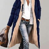 Silvia | Varm vintertrenchcoat med fleeceforing.