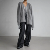 Luna™ - Klassisk Cardigan I Kashmir