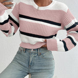 Le Clair™ | Strikket sweater med dråbeformede skuldre