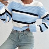 Le Clair™ | Strikket sweater med dråbeformede skuldre