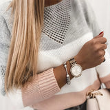 Le Clair™ Strikket sweater med udskæringer
