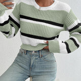 Le Clair™ | Strikket sweater med dråbeformede skuldre