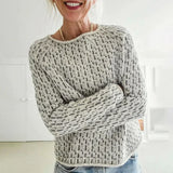 Viviana™ | Chic grå trøje med støvlehals