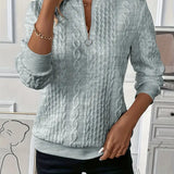 Lucia™ | Sweater med lynlås