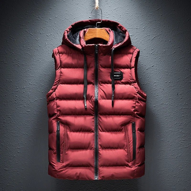 Anton™ | Puffer Vest Med Hætte