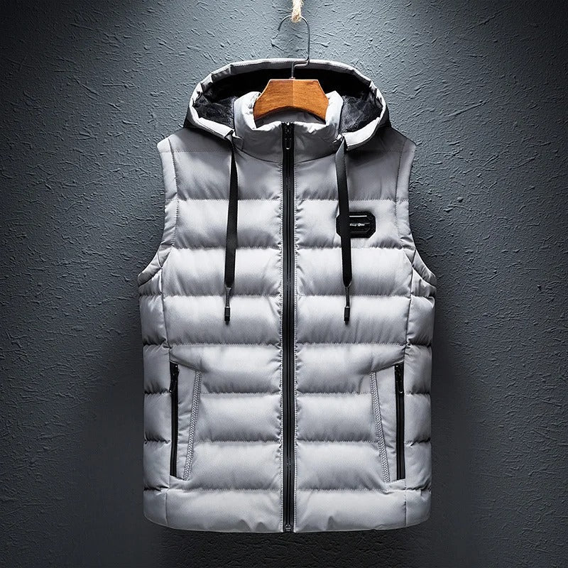 Anton™ | Puffer Vest Med Hætte