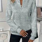 Lucia™ | Sweater med lynlås