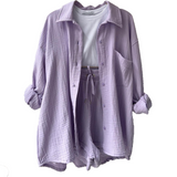 MRS. KENNEDY™ - Afslappet loungewear-sæt i bomuld