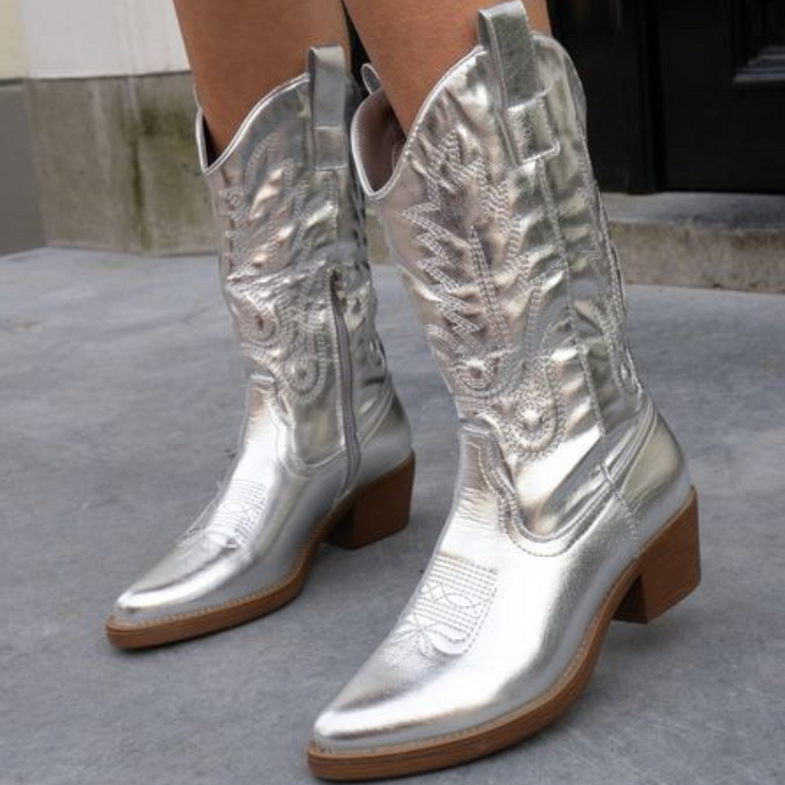 Trendy cowboystøvler til kvinder