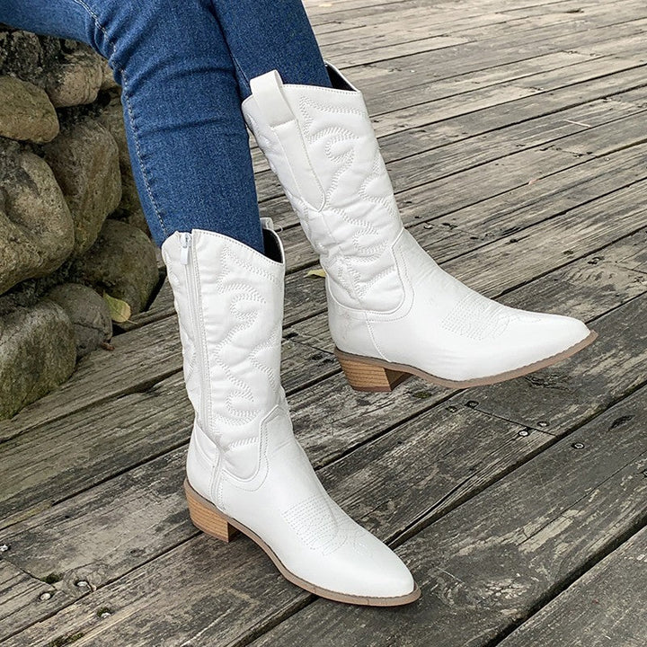 Trendy cowboystøvler til kvinder
