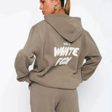 Lumi™ - White Fox hættetrøje og sweat pants