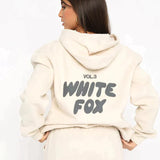 Lumi™ - White Fox hættetrøje og sweat pants