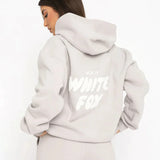 Lumi™ - White Fox hættetrøje og sweat pants