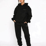 Lumi™ - White Fox hættetrøje og sweat pants